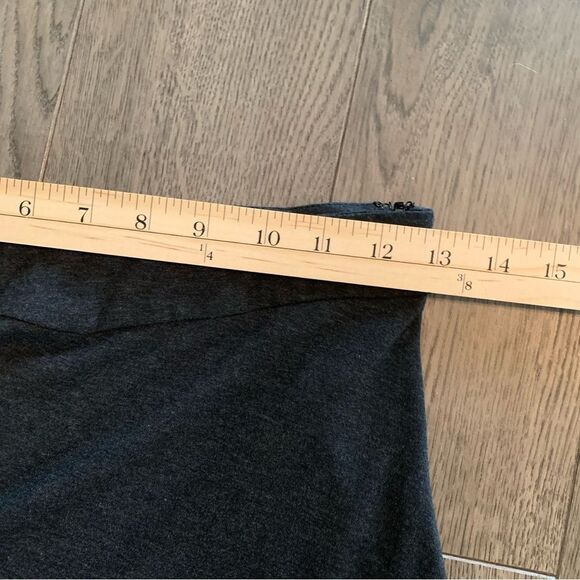 KATE KASEN Circle Skirt Midi Women’s Small Dark Gray Cotton Spandex Side Zipper. - Picture 10 of 13